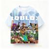 Летняя детская одежда Roblox Игровая повседневная одежда Одежда для мальчиков Девочки Аниме Футболка