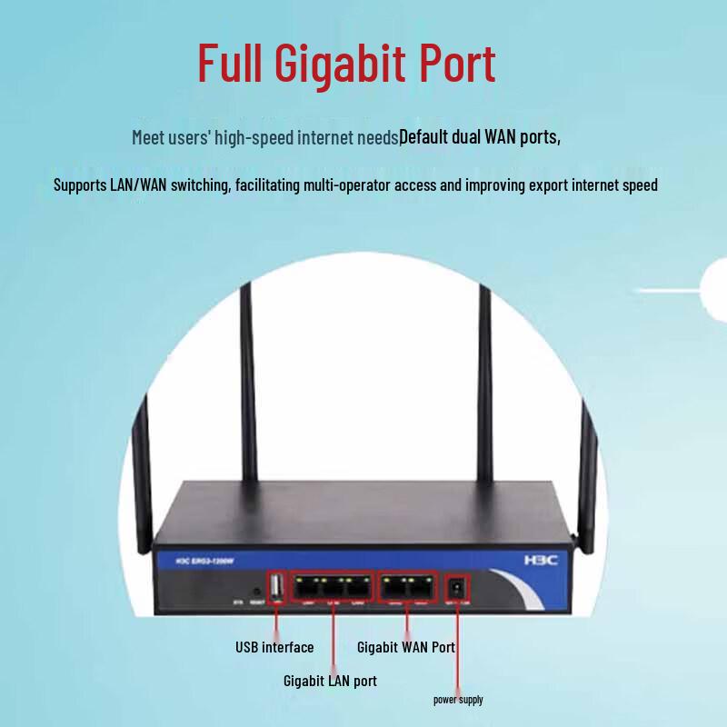 H3C ERG2-1200W Gigabit VPN Enterprise Router