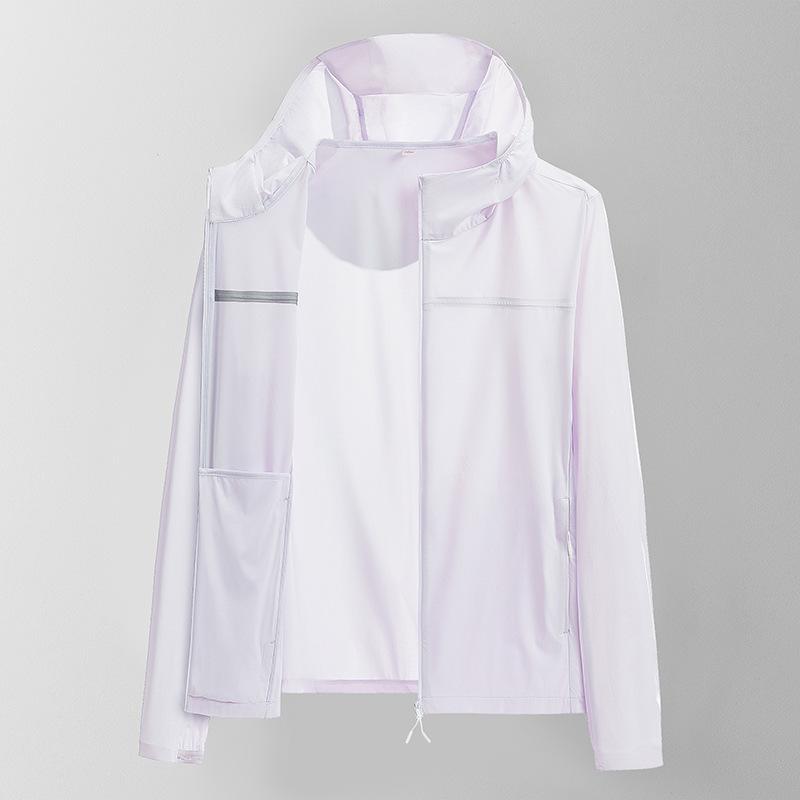 Summer ice silk sunscreen clothing 1A antibacterial men's and women's UPF10 + UV protection thin breathable outdoor fishing sunscreen clothing