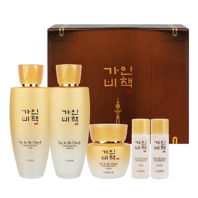 Gainbichaeg Jin Женский набор из 3 предметов/ Экзосомы свежего культивированного корня женьшеня Упругость кожи Питательная влажность