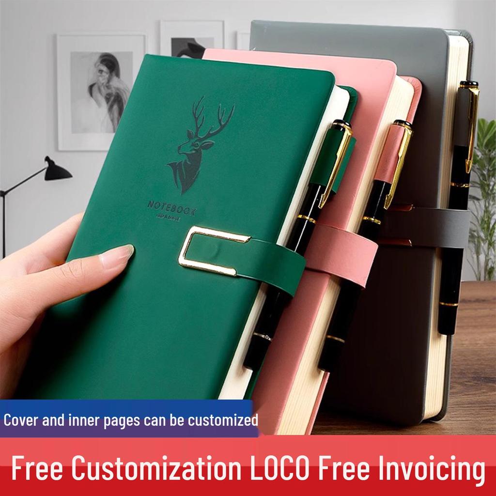 Personalized A5 Business Notebook with Logo - Thick Notebook for Office, Meetings, and Diary Use