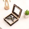Specimens Display Case Collection Box with Clear Top Dustproof Shadow Wooden Jewelry Storage