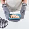 1pc Insulated Oven Gloves Silicone Heat-proof Mitts Microwave Baking Tools Household Kitchen Bar Bakeware