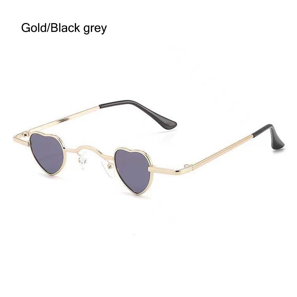Retro Candy Color Punk Hip Hop Heart-Shaped Sunglasses Ultra-small Sun Glasses Shades