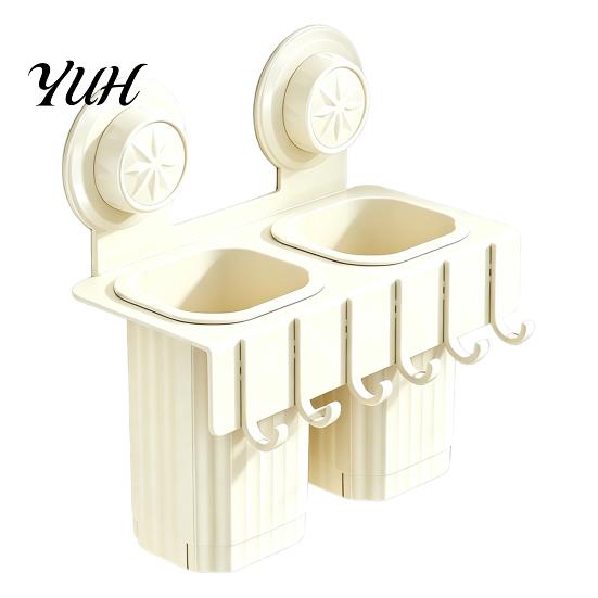 Multifunctional Kitchen Storage Chopstick/Cutter Rack, Wall Mounted Suction Cup Installation, Heavy Duty Carbon Steel Rack Utensils And Cutlery
