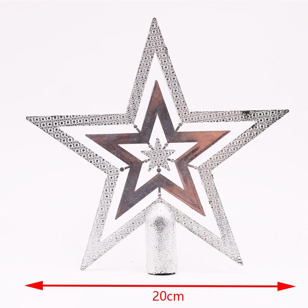 Home Gift Topper Christmas Decoration Treetop Christmas Tree Top Star Hang Sparkle
