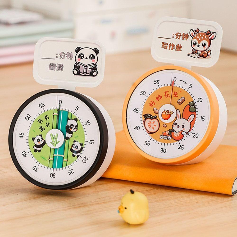 Visual Countdown Timer Cartoon 60 Minutes Alarm Clock Durable Desk Timer  Kitchen Cooking