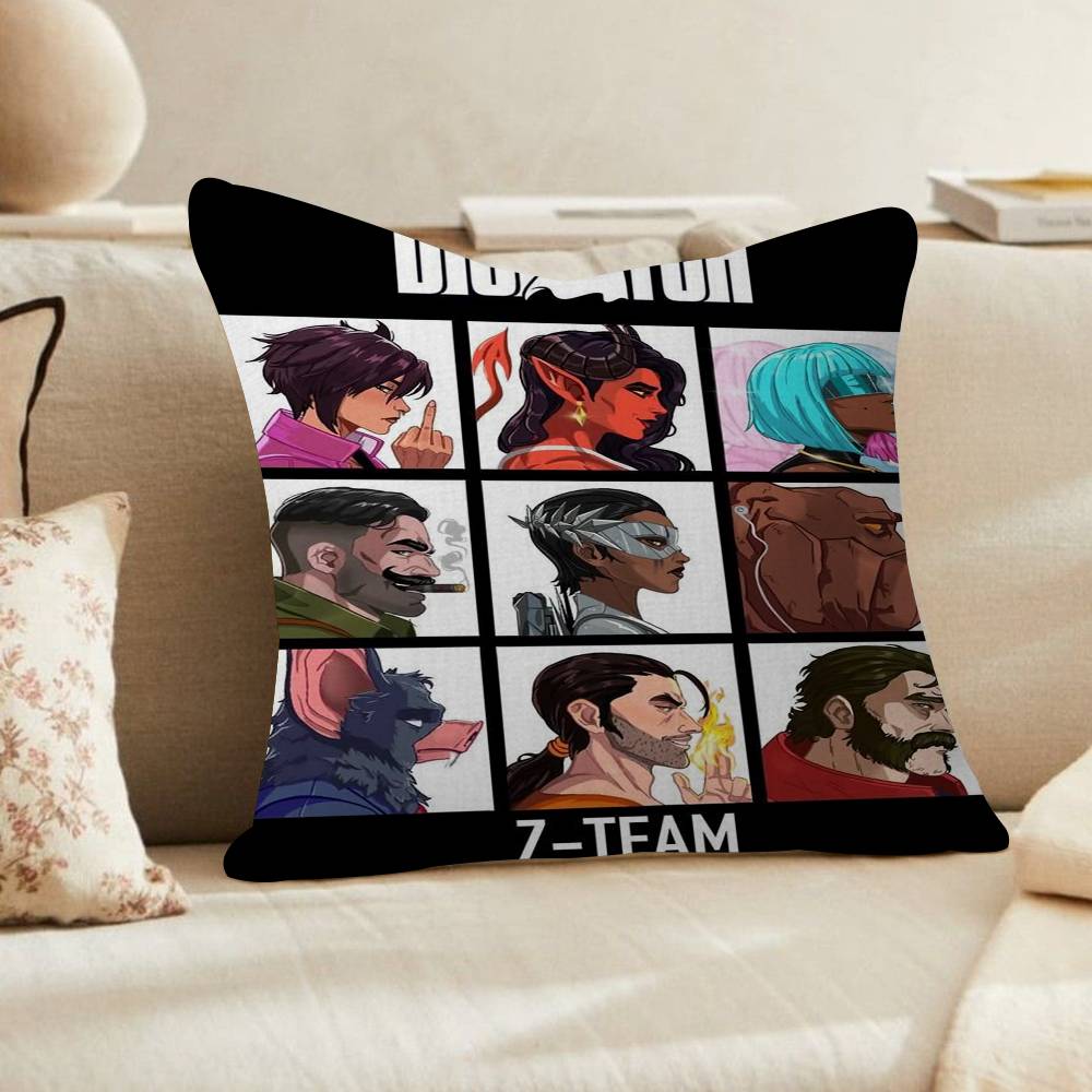 Cool Hot Visual Novel Game DDispatchES pillow cover sofa cushion cover home room decoration children gift