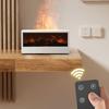Увлажнитель воздуха для камина с 7 цветным пламенем, бесшумный бытовой увлажнитель воздуха, настольный интеллектуальный пульт дистанционного управления, ароматерапевтический аппарат