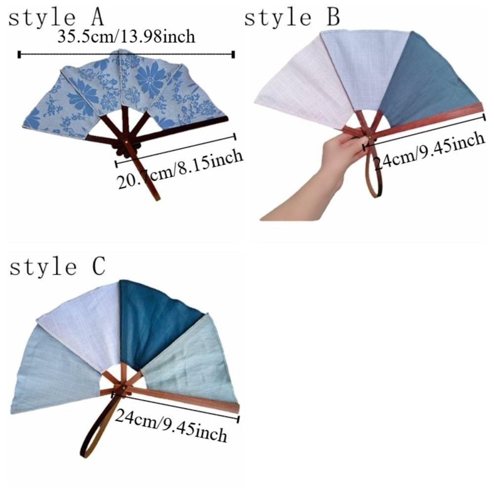 Hand Fan Embroidered Spanish Folding Fan Hanging Multipurpose Handmade Fan Portable Vintage Hand Cranked Fan Traditional Events