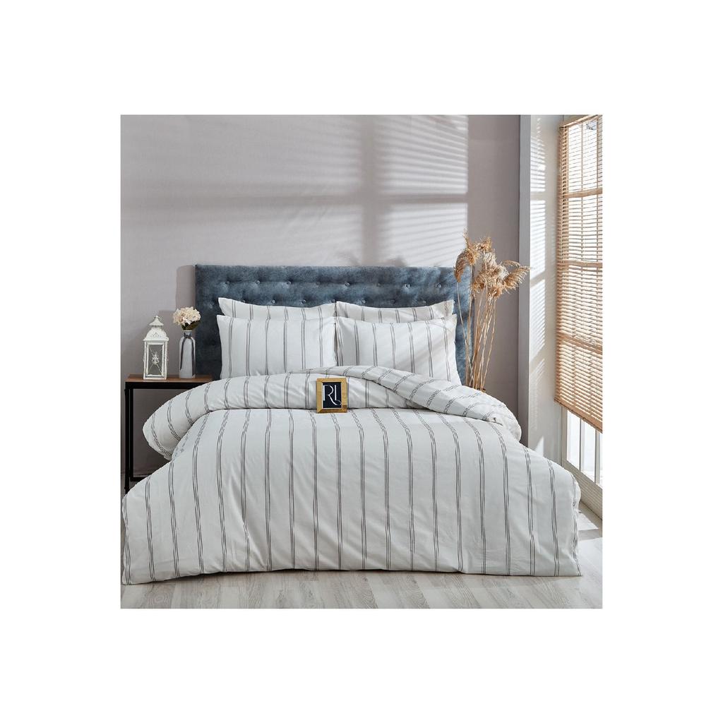 Двойной комплект пододеяльников из органической пряжи Atlantis, окрашенный в пряжу (без листа)