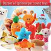 Durable Cartoon Animal Sound Plush Toy