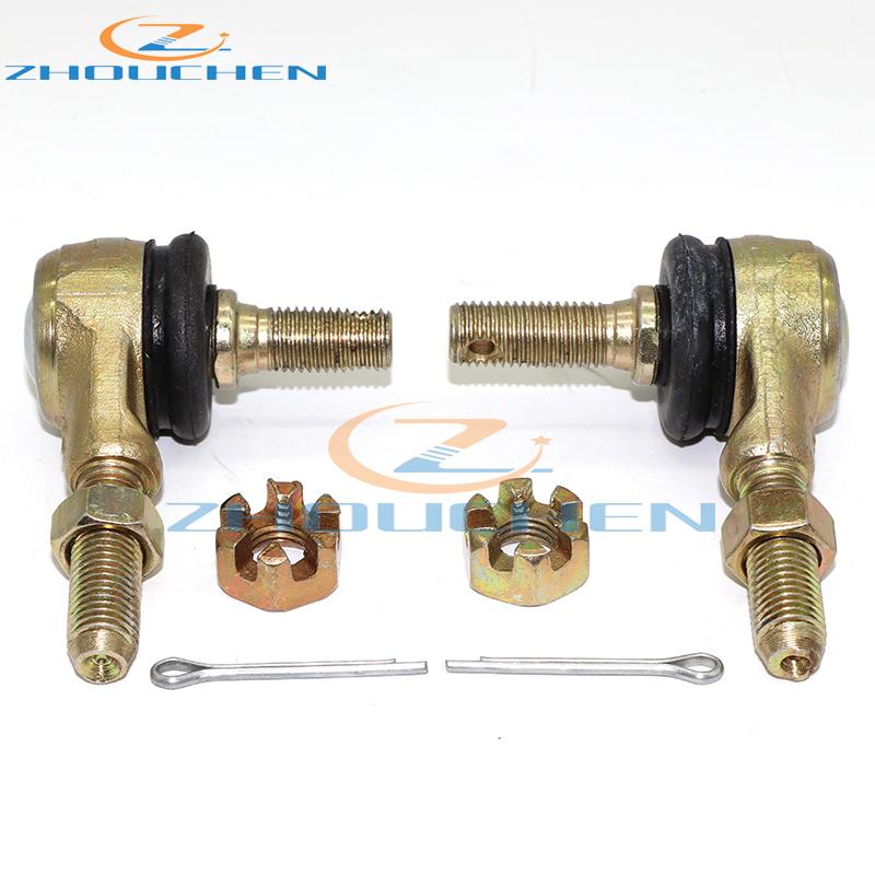 1 Pair M10-M10 Tie Rod End Kits Ball Joint Fit For China ATV 50cc 110cc 150cc 200cc 250cc 300cc Go Kart Karting Quads Bike Parts