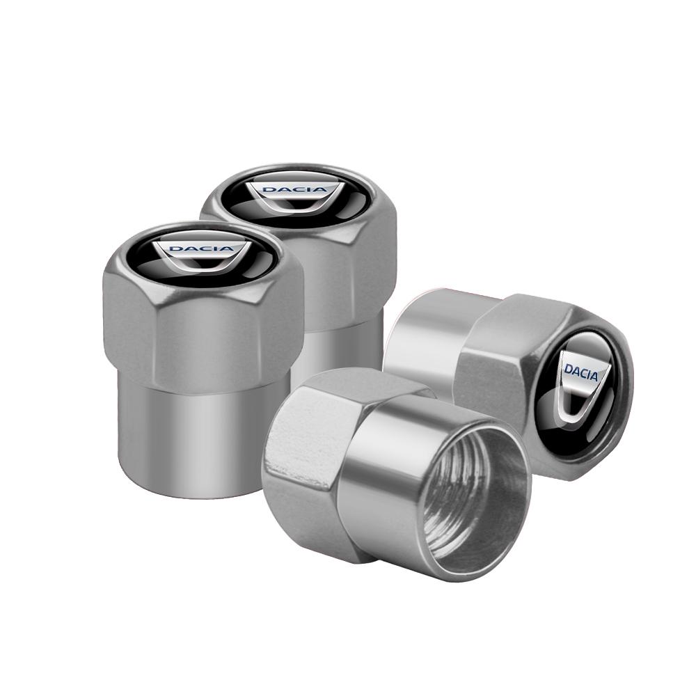4Pcs Car Tire Valve Stems Cap Tyre Stem Air Valve Cover For Renault DACIA Loguna Fluence Twingo Clio Master Koleos Duster Logan Y333