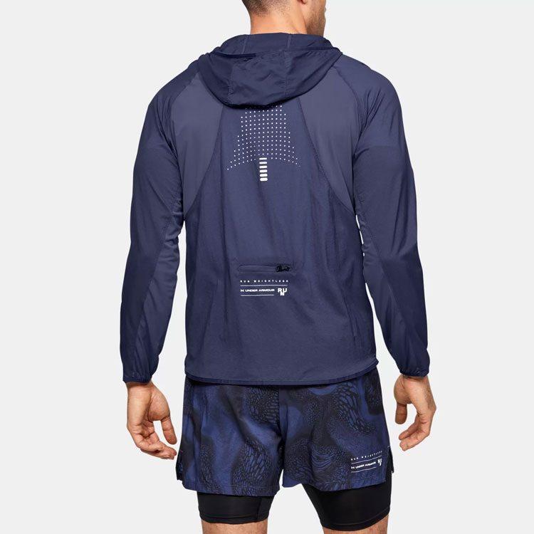 Under Armour Куртки для отбора Мужские Синие С капюшоном Умеренные Другие 1350174-497
