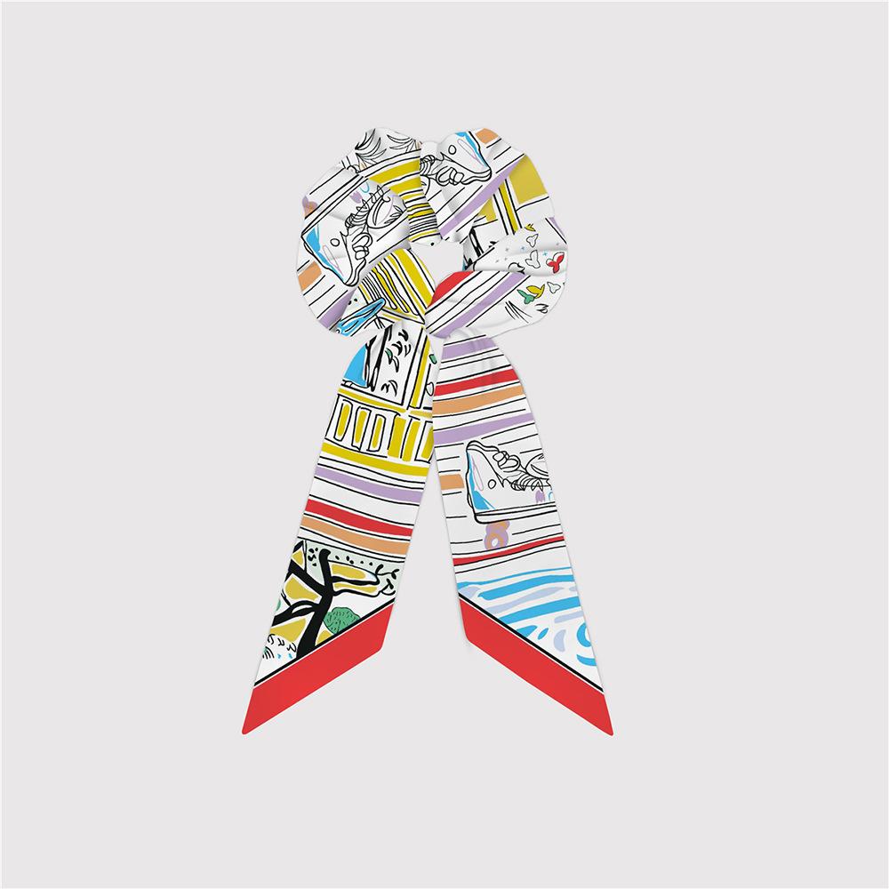 Элегантные шелковые большие резинки-скранчи, резинки для волос, женский шарф для волос, эластичные резинки для волос, завязки, держатель для хвостика, аксессуары для волос для девочек