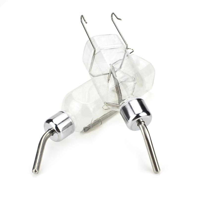 Automatic Hamsters Water Dispenser for Cage Hanging Small Pet Watering Drinking Bowl Bead Head Water Bottle for Rabbits