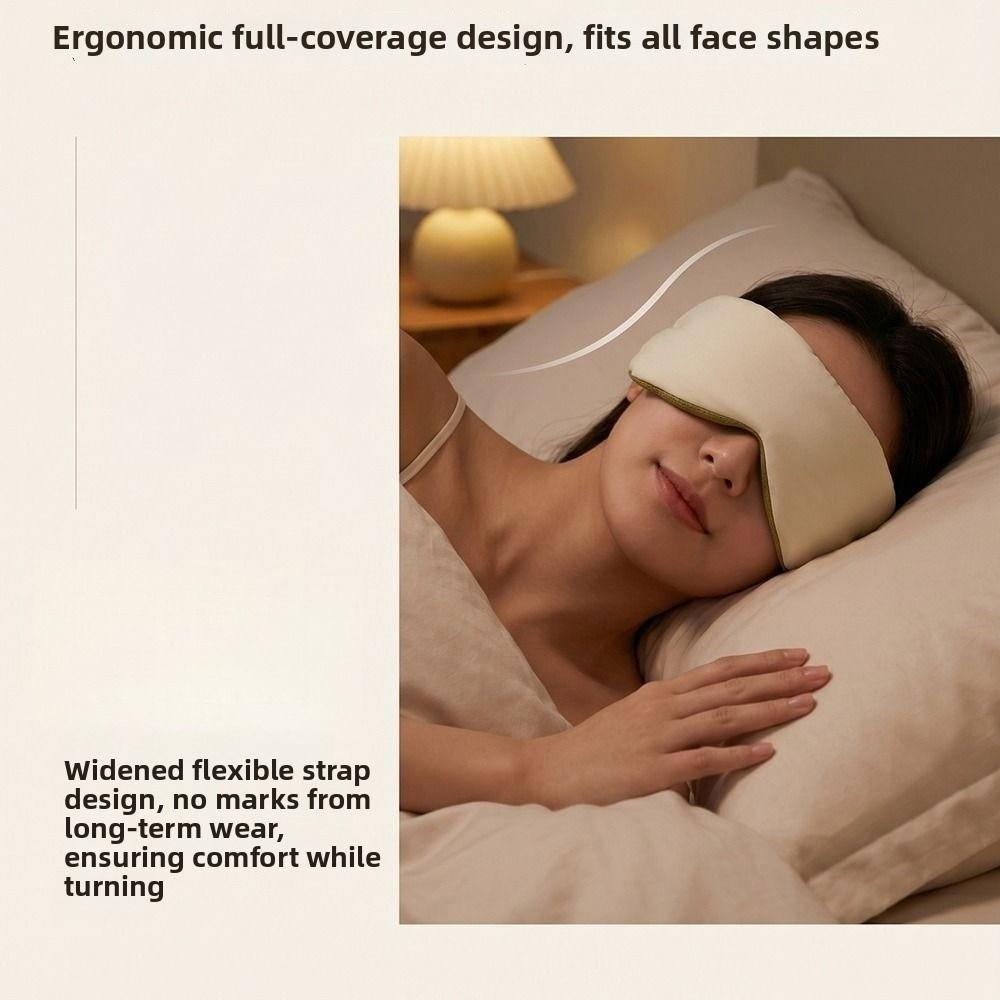 Gentle Pressure Sleep Eye Cover Full-Coverage Gravity Eye Shade Travel Relax Eyepatch Students