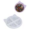 1pcs Pattern Design Silicone Resin Mold Silicone Material Slow Feeder Bowl Mold  Slow Feeding