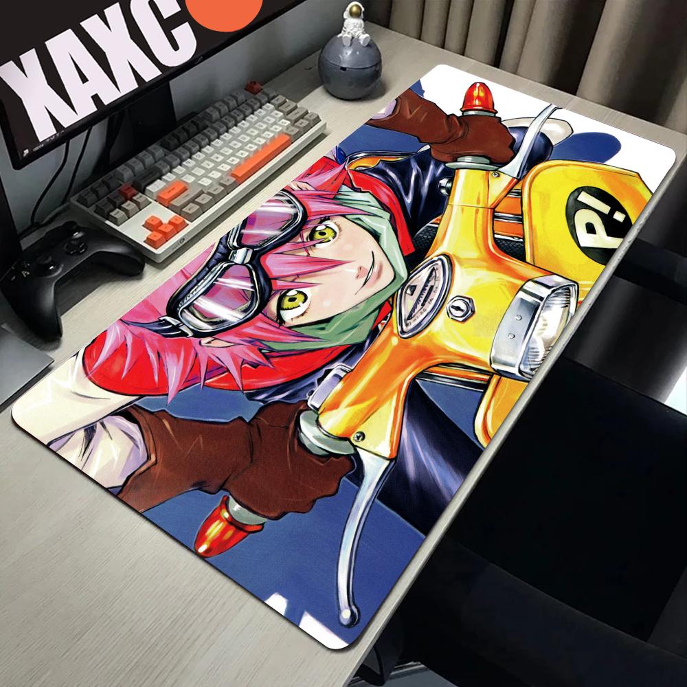Pc Gamer Gaming Mouse Mat FLCL Computer Table Pads Cabinet Pad KEYBOARD the Rubber TABL Mausepad Mats Large Anime Desk