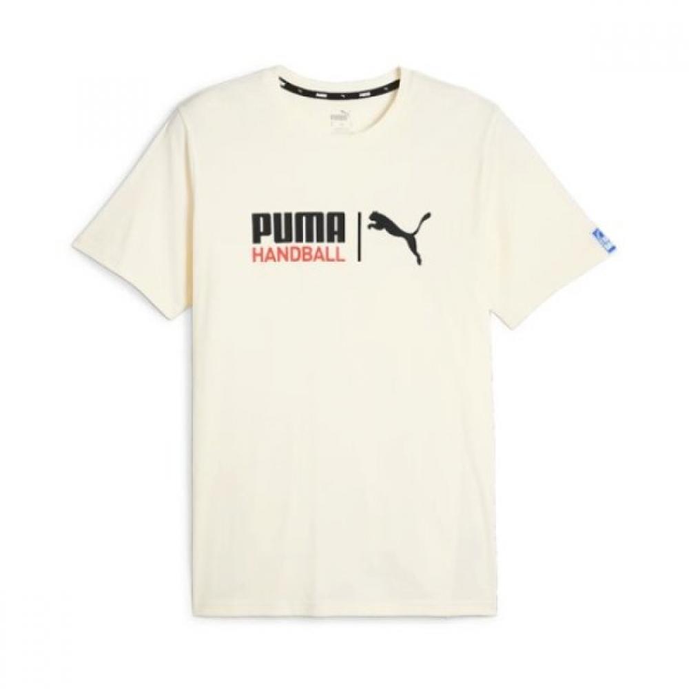 Puma Футболка для гандбола Puma с коротким рукавом, круглая футболка
