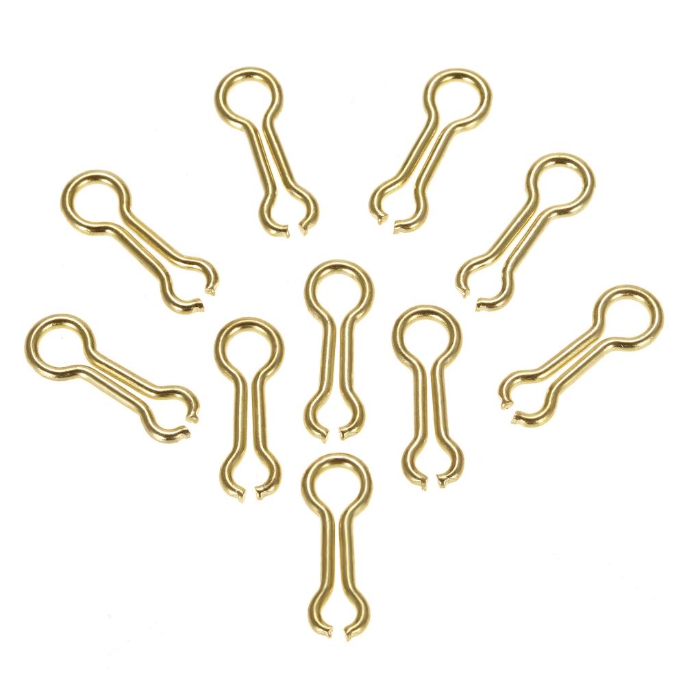 200 шт. латунных грузил с проволочным ушком для рыболовных снастей на открытом воздухе, инструменты для рыболовных снастей с проволочным ушком для форм DO-IT 15/17,5/21,5 см, рыболовные принадлежности