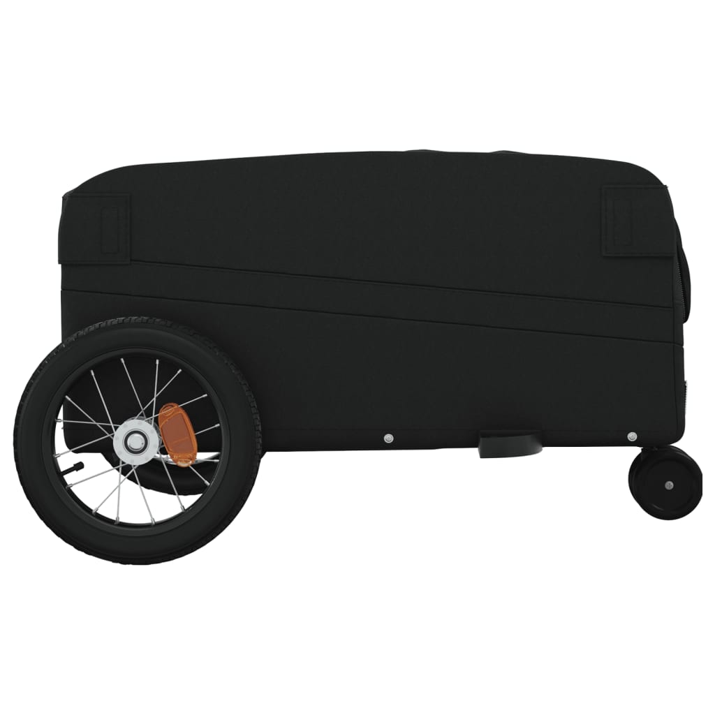 Bicycle Trailer Black 30 kg Capacity Iron