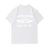 Men's 100% Cotton Crew Neck Short Sleeve T-Shirt, Living Legend Since 1973 Legends Never Die Print Casual Comfortable Daily Wear Tee for Adults