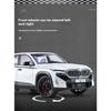 1/24 BMW THE XM Alloy Car Model Toy Metal Die Cast Off-Road Vehicle Sound Light Pullback Function SUV Car Boy Gift