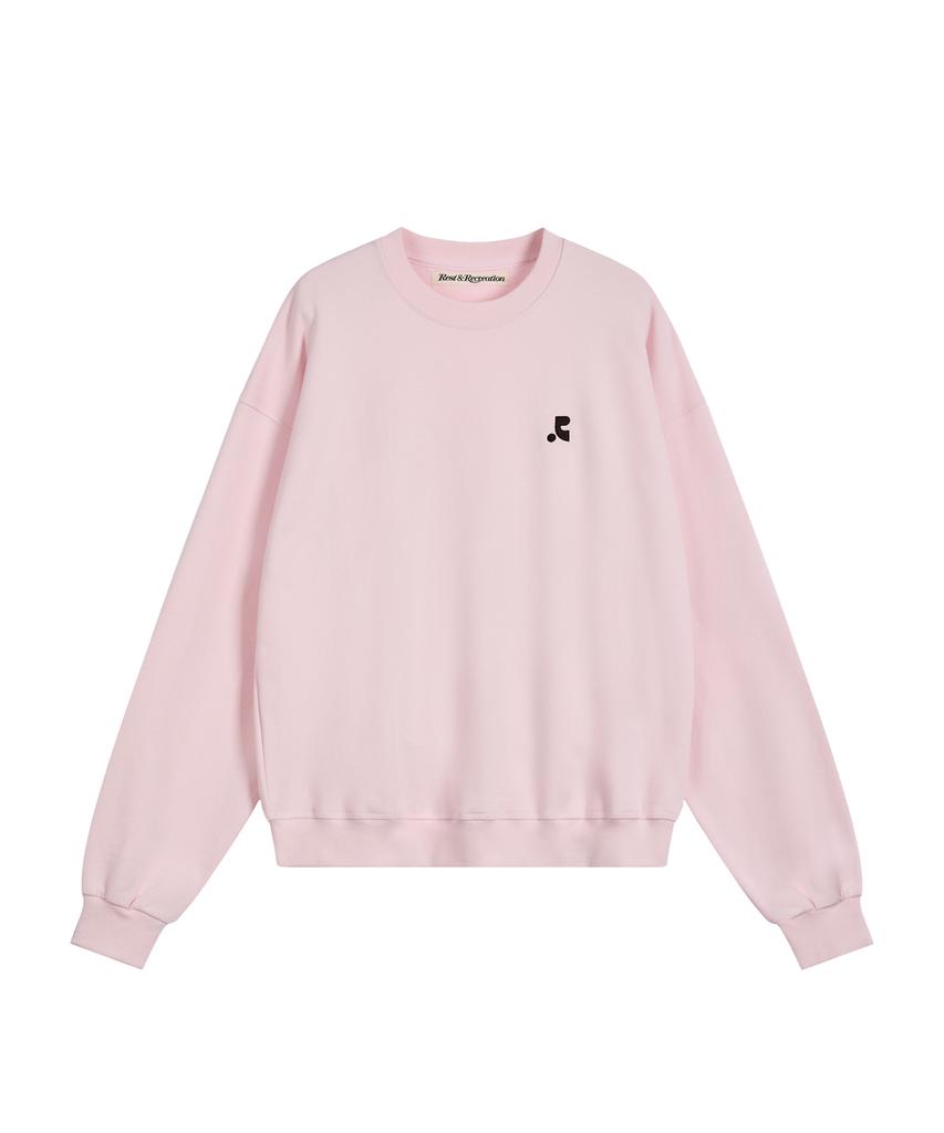 REST&RECREATION Oversized Logo Sweatshirt - Pink