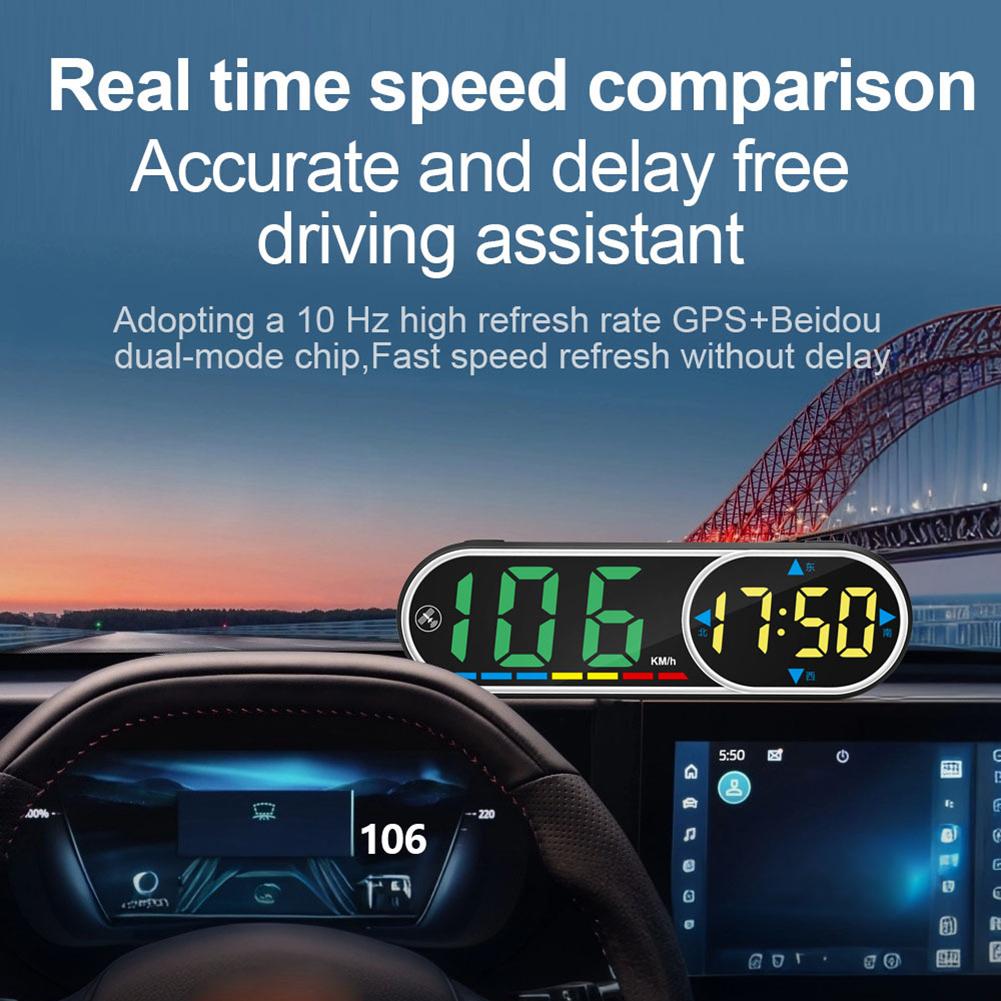 Автомобильный HUD-дисплей Цифровой спидометр Дисплей информации о вождении