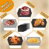 Вкладыши Reble для аэрофритюрницы Breville Smart Oven Air Fryer Pro BOV900BSS, Ninja Foodi, с антипригарным покрытием, 3x вкладыша + 3x сетка