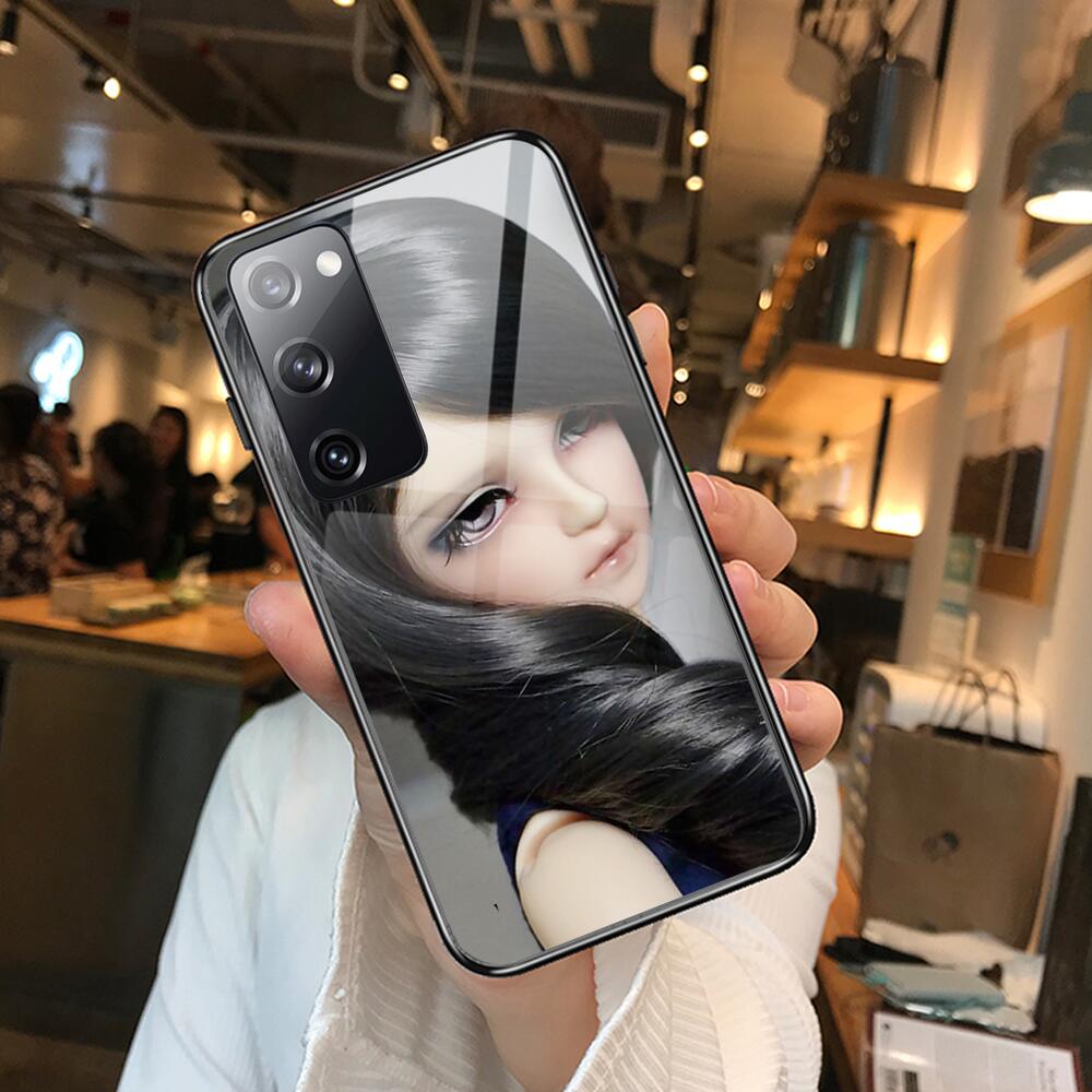 Чехол Krajews Creepy Dolls из закаленного стекла, чехол для телефона SamSung Galaxy S8 S9 S10E S20 S21 S5 S30 Plus S20 fe 5G Lite Ultr