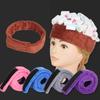 Hair Accessories Adjustable Perm Facial Headband Shower Cap Head Stretch Band Toweling Hair Wrap