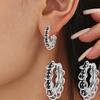 Black Jewelry Hoop Earrings For Women