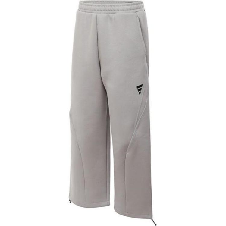 adidas Fustl P Kn Pnt Логотип бренда Удобные Приятные к коже Спортивные вязаные брюки средней посадки Мужские брюки Серый KB4601