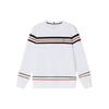 Fila Heritage Striped Crewneck Sweatshirt Men Sweatshirt Standard-White F11M411204F-WT