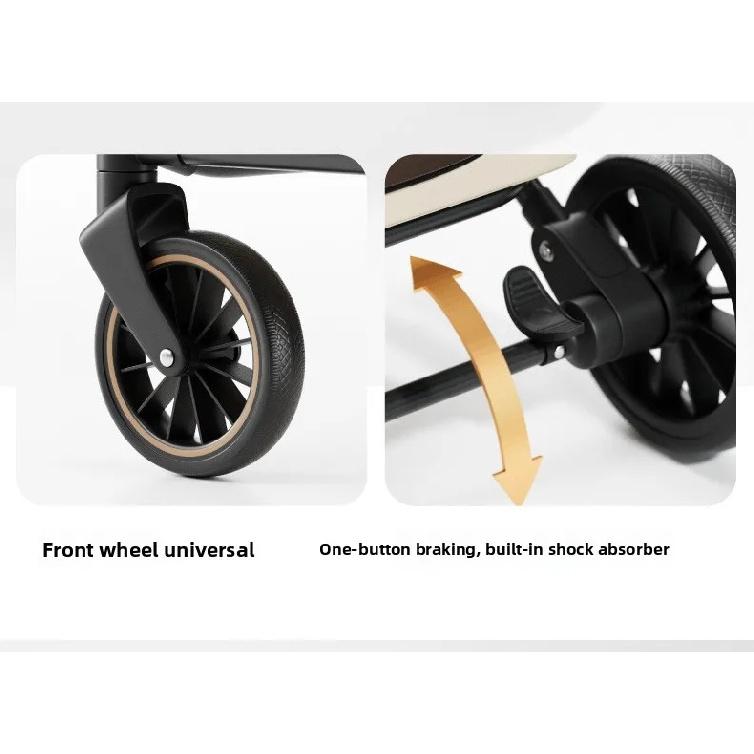 Medium Large Senior Dog Multifunction Pet Stroller Outdoor Travel Portable Foldable Stroller for Dog Pet Trolley Pet Stroller