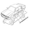 Серия Hi-SoCar от Aoshima №11 Cresta GX71 (Версия Hi-SoCar) Пластиковая модель, Белый 20,6 см x 5,5 см x 32,3 см