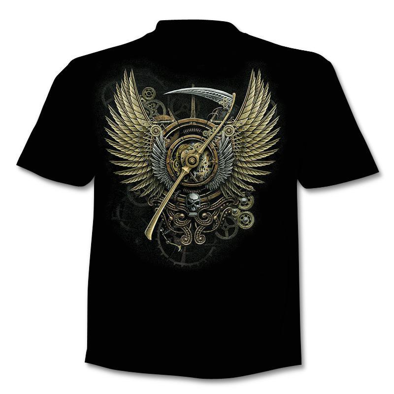 Мужская футболка в стиле ретро с 3D принтом, летняя быстросохнущая повседневная мужская футболка с круглым вырезом и коротким рукавом, модная свободная очень большая футболка