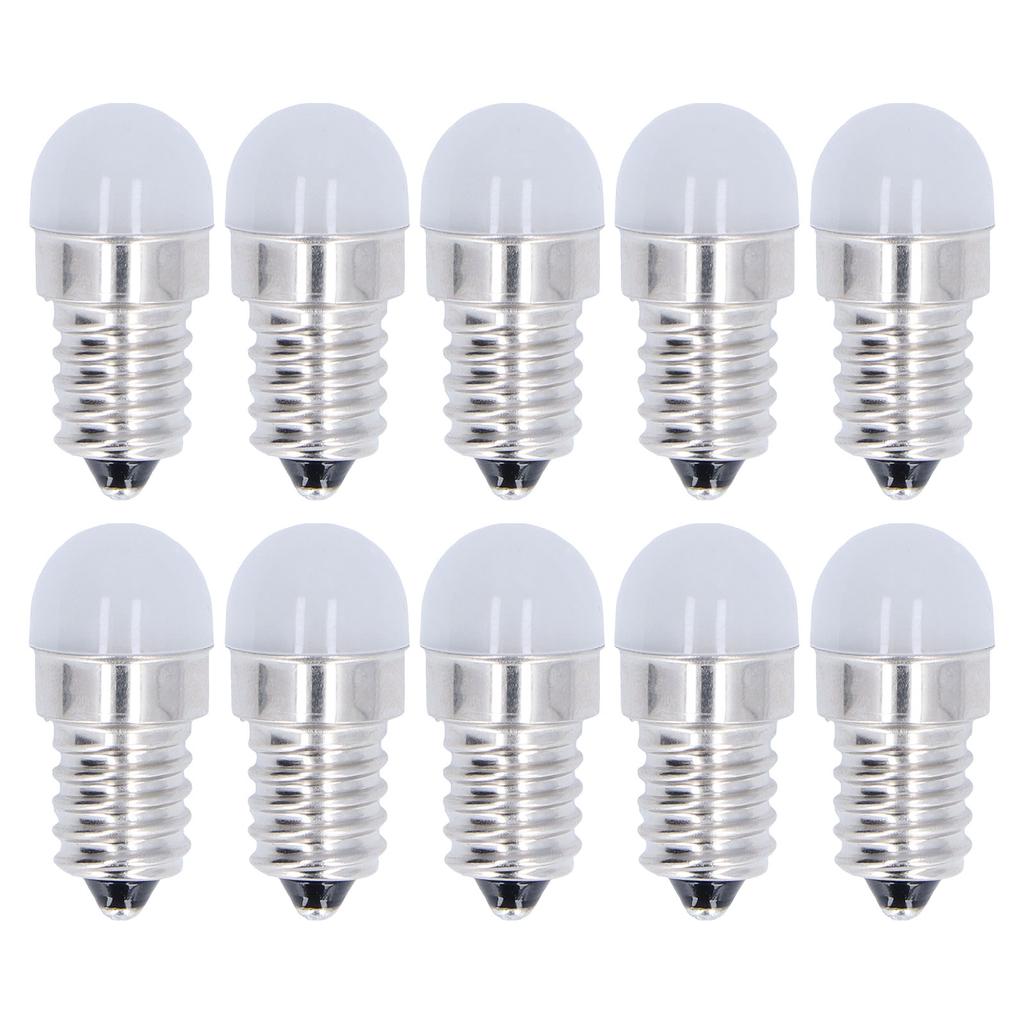 10pcs E14 Bulbs Energy Saving Warm White Light LED Small Bulbs for Ceiling Lamp Wall Lamp 500lm