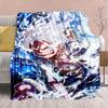 One Piece Anime Flannel Blanket - Soft Warm Perfect for Sofa, Bedding Camping Travel Office Home Decor 