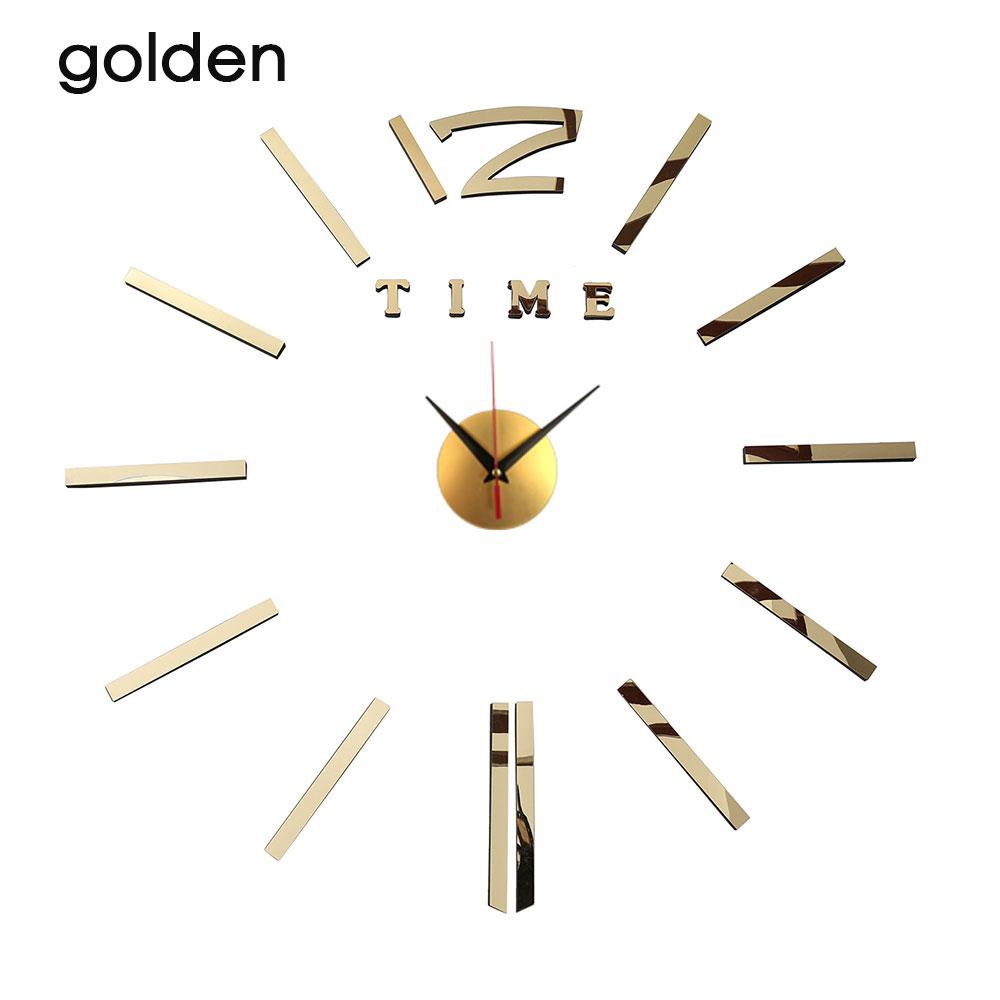 3D светящиеся настенные часы, зеркальные настенные наклейки, креативные часы «сделай сам», съемные художественные наклейки, домашний декор, кварцевая игла для гостиной, хит продаж