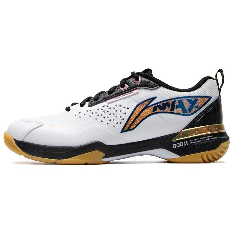 Li Ning Blade Ma Резиновая Нескользящая и Дышащая Низкие Бадминтонные Кроссовки Унисекс Белый/Черный AYAU003-2