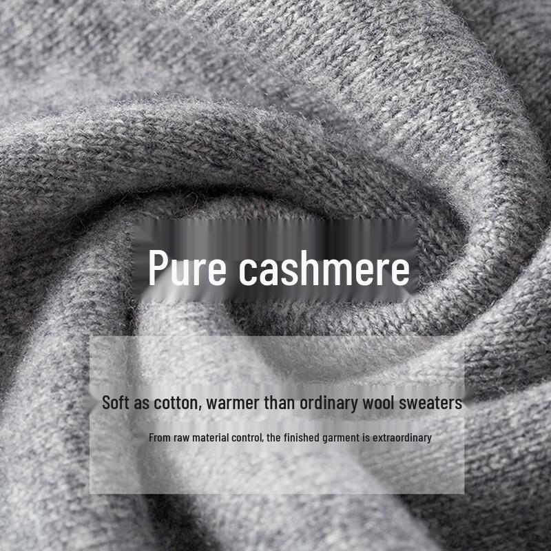 Мужской кардиган-жилет с V-образным вырезом из чистого кашемира Hengyuanxiang