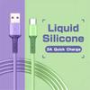 Cables USB C Data Line Liquid Silicone Cable USB-C Charger Wire Data Cord Fast Charging Cable