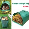 Weeds Collection Container Garden Leaf Cleaning Bag Lawn Tree Branches Fallen Leaves Cleaning Bags Fallen Leaves Organizer Pouch