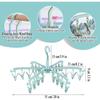 Складная сушилка с 24 прищепками для сушки носков, нижнего белья, детской одежды, сушки полотенец, вращающаяся сушилка для носков