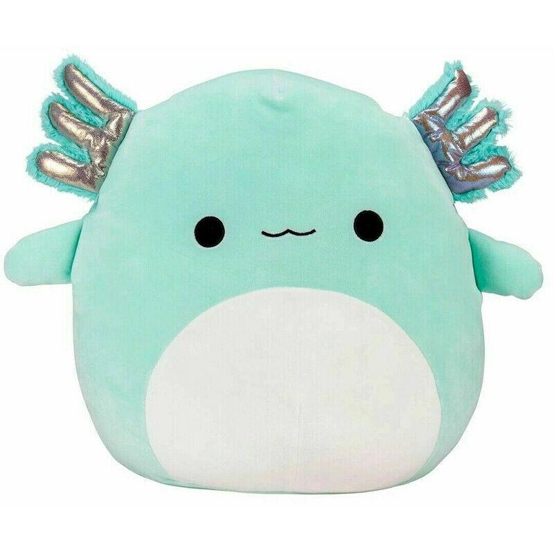 Мягкие игрушки Squishmallows, 20 см, бирюзовый, зеленый, розовый, Анастасия, плюшевая кукла, мягкая подушка Squishmallow для