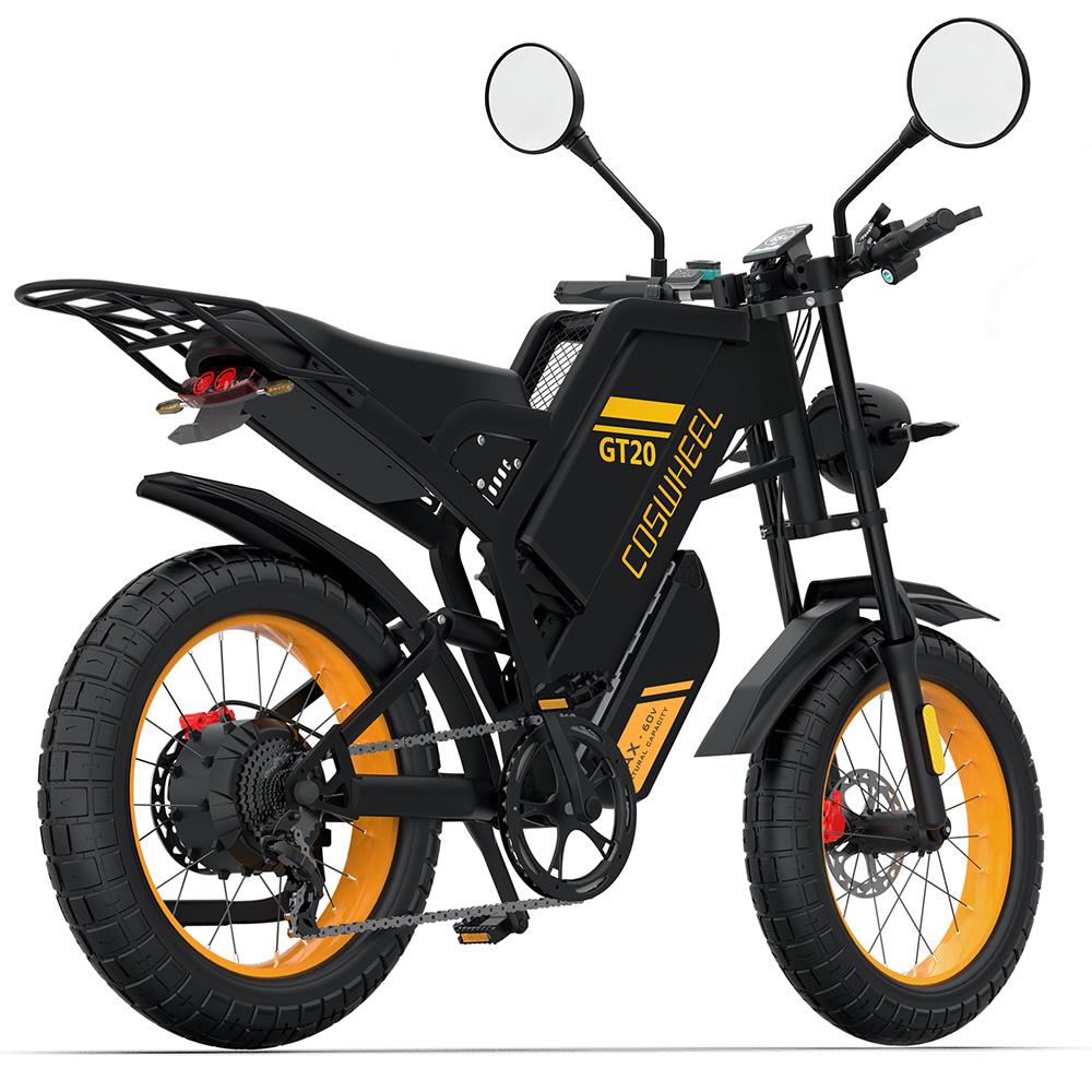 Электровелосипед Вездеход Coswheel GT20 Max Пиковый Мотор 2000 Вт Полная Подвеска Взрослый Электровелосипед 48В 40Ач Двойной Гидравлический Тормоз